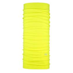 P.A.C. Original Solid Neon Yellow Multifunktionstuch - nahtloses Mikrofaser Schlauchtuch, Halstuch, Schal, Kopftuch, Unisex, 10 Anwendungsmöglichkeiten von P.A.C.