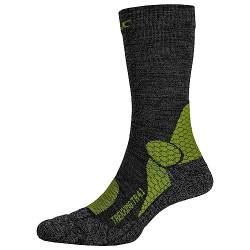 P.A.C. TR 4.1 Trekking Merino Compression Pro Men, 40-43, anthracite-forest von P.A.C.