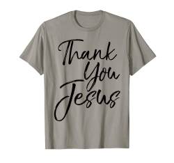 Thank You Jesus Shirt Amen Vintage Lob Christian Tee T-Shirt von P37 Design Studio Jesus Shirts