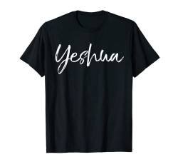 Yeshua T-Shirt Hebräisch Name Jesus Christus Tee T-Shirt von P37 Design Studio Jesus Shirts