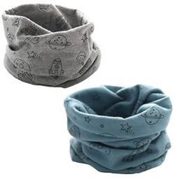 PAADIYA Boomly Baby Loop Schal Kragen Herbst warm Halstücher Baumwollschal O-Ring Nackenwärmer Bandana Rundschal Kinderschal von PAADIYA