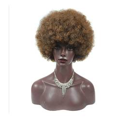 weich Perücke Perücken Für Afrikanische Frauen, Natürlich, Bouffant, Lockiges Haar, Elastisch Und Weich, Perücken Für Afrikanische Frauen, Alltagskleidung, 7,6 Cm natürlich von PAASHE