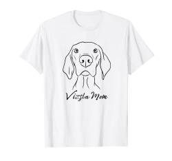 Vizsla Mom Dog Lover design - cute Vizsla Mum T-Shirt von PABLO'S PAW PRINTS