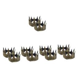 PACKOVE 10 Stk 3D weiche Krone Abschlussballkrone für Männer goldene Krone Tiara Hüte Anmut von PACKOVE