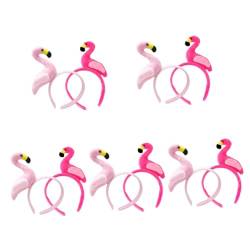 PACKOVE 10 Stk Flamingo-stirnband Stirnband in Tierform Flamingo-haarreifen Karneval-stirnband Tier-cartoon-stirnband Make-up-stirnband Kopfschmuck Tiere Lustig Haarschmuck Damen Plüsch von PACKOVE