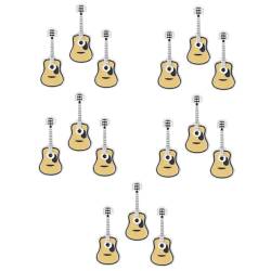 PACKOVE 15 Stk Gitarrenbrosche Gitarrenschmuck Dekor für Auto Retro-Anstecknadel Musik dekorative Stifte Weihnachtsstifte Emaille-Gitarren-Pin Abzeichen Geschenk Punk wählen Kind Legierung von PACKOVE