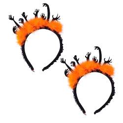 PACKOVE 2 Stk Halloween böse Hand Stirnband Halloween-Haarreifen Weihnachtsdekoration halloween haarschmuck halloween kopfschmuck Tiara Kostümzubehör Hut Kopfbedeckung von PACKOVE