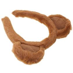 PACKOVE 3 Stück Bärenohren Stirnband Plüschbär Haarband Niedliche Tier Kopfbedeckung Make-Up Stirnband Für Kinder Erwachsene Weihnachtsfeier Cosplay Kostümzubehör von PACKOVE