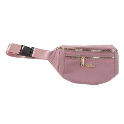 PACKOVE 3st Gürteltasche Für Damen Brieftaschen Für Männer Telefongürtel Seitentaschen Für Damen Zum Umhängen Riementasche Outdoor-Tasche Herren Gürteltasche Lady Fräulein Rosa Metall Bote von PACKOVE