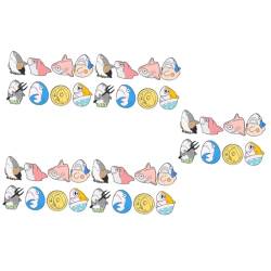 PACKOVE 40 Stk Hai-Brosche Broschen Schmuck für Frauen -Emaille-Anstecknadel Stoffdekor von PACKOVE