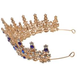 PACKOVE 5St Krone Strass Diademe Hochzeits-Tiara Mädchen-Outfits haarschmuck Hochzeit Braut Tiara Hochzeitsdiademe für die Braut Strasssteine Kopfbedeckung Stirnband Kleidung Bankett von PACKOVE