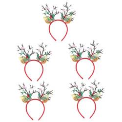 PACKOVE 5St Weihnachtsstirnband Innenausstattung weihnachtsgeweih stirnband Haarbänder Tiara Rentiergeweih Stirnband Haarreif aus Geweih Cosplay Kopfbedeckung Dekorationen schmücken Harz von PACKOVE