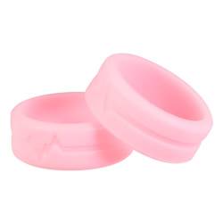 PACKOVE 5st Ring-party-ring Paare Klingeln Herren Ehering Aus Silikon Modischer Frauenring Stapelbare Silikonringe Damenringe Eheringe Einpersonenring Mode Fräulein Signallicht Trend Rosa von PACKOVE