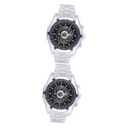 PACKOVE Armbanduhr Herren 2 Stück 099 Herren Armbanduhr Automatisch Mechanische Uhr Mann Retro Styles von PACKOVE