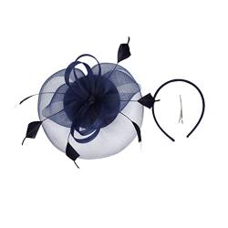 PACKOVE Feder Haarspange Hut hochzeitshaar schmuck wedding hair accessories fascinator-hut-stirnband faszinatoren für die teeparty schwarzes Stirnband Haarband Gaze-Fascinator Hochzeitshut von PACKOVE