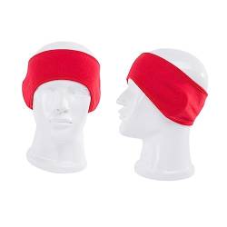 PACKOVE Haarband Bandana Stirnband Rotes Bandana-stirnband Fleece- -stirnbänder Zubehör Für Haarbänder Universal- Männer Und Frauen Ohrenschützer Outdoor-Zubehör von PACKOVE