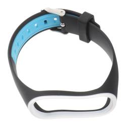 PACKOVE Silikonarmband Smartwatch Armbänder Zweifarbig Bilden Damen Blaues Armband von PACKOVE