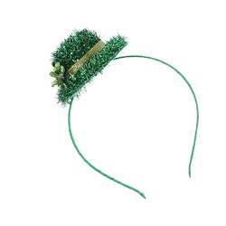 PACKOVE Stirnband mit grünem Hut grüner hut haarband einzigartiger Kopfschmuck Make-up-Stirnband Haarbänder Festival-Haarschmuck st. Patrick's Day Haarband Abschlussball Yingschi Zylinder von PACKOVE