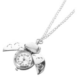 PACKOVE Taschenuhr Uhren Halskette Halskette Mit Anhänger Für Damen Halskette Mit Uhr Für Damen Halskette Mit Uhr Für Mädchen Vintage Halskette Mit Anhänger Herz von PACKOVE