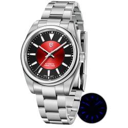 Pagani Design Armbanduhr für Herren, luxuriös, automatisch, mechanische Armbanduhr – 40 mm zweifarbiges Zifferblatt, 200 m wasserdicht von PAGRNE DESIGN