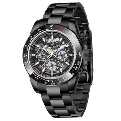 Pagani Design Herrenuhren Luxus Automatik Uhren 40mm Saphirglas Edelstahl Armbanduhr für Männer Datum Woche von PAGRNE DESIGN