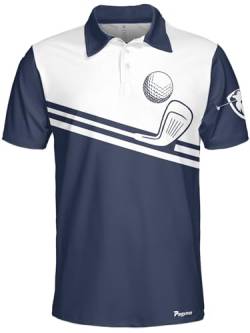 PAGYMO Golf-Shirts für Herren, lustige Golf-Shirts für Herren, Golfgeschenke, verrückte Golf-Shirts, Hawaii-Poloshirt, Aop-polo-15211, 5X-Groß von PAGYMO