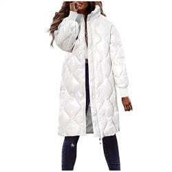 PAIDAXING Damen Wintermantel Daunenmantel Winter Mantel Steppjacke Leicht Winterjacke Daunenjacke Damenmantel Trenchcoat Outdoorjacke Winddicht von PAIDAXING