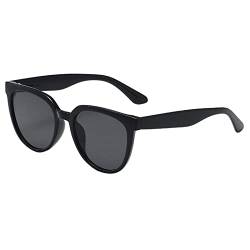 PAIDAXING Moderne Brillen Unisex UV400-Schutz Brillen Polarisiert Outdoor Farbverlaufsbrille für Frauen und Herren Sonnenbrillen Damensonnenbrillen (Black, One Size) von PAIDAXING