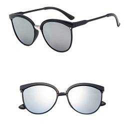 PAIDAXING Moderne Brillen Unisex modische Retro-Brille mit Quadratischem Rahmen Brillenmode Urlaub Strandbrille Fahrradbrille Sonnenbrillen Damen Damensonnenbrillen (E, One Size) von PAIDAXING