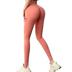 PAIFUGLE Scrunch Butt Sport Leggings Für Damen, Yogahose Damen High Waist Fitness Workout Blickdicht Po Push Up Booty Leggings von PAIFUGLE