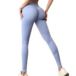 PAIFUGLE Scrunch Butt Sport Leggings Für Damen, Yogahose Damen High Waist Fitness Workout Blickdicht Po Push Up Booty Leggings von PAIFUGLE