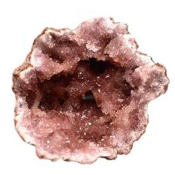 PAJPXPCD Amethyst-Rohstein, natürlicher rosafarbener Amethyst-Stein, Quarz-Rohkristall-Geode, Raumdekoration, Amethyste, echte mineralische spirituelle Heilkristalle (Color : A2 95g) von PAJPXPCD
