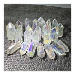 PAJPXPCD For Aura Angel Clear Crystal Stones Wand Point for Quarzstein Geschenk (Color : 4-6cm, Size : One Size) von PAJPXPCD