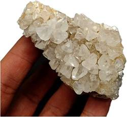 PAJPXPCD Mineraliensteine, natürliche Calcit-Kristall-Cluster, Mineralkristallproben, Steine ​​und Kristalle, Heilkristalle China, Kristallsteine, Dekoration (Color : 89g) von PAJPXPCD