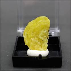 PAJPXPCD Mineraliensteine, natürlicher gelber Brucit, mineralische Probesteine ​​und Kristalle, Heilkristalle, Quarzuhr, Größe 3,4 cm, Kristallsteine, Dekoration (Color : Style 2) von PAJPXPCD