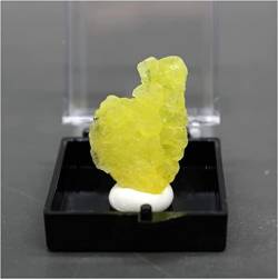 PAJPXPCD Mineraliensteine, natürlicher gelber Brucit, mineralische Probesteine ​​und Kristalle, Heilkristalle, Quarzuhr, Größe 3,4 cm, Kristallsteine, Dekoration (Color : Style 3) von PAJPXPCD