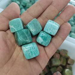 PAJPXPCD Natürlicher Kristall, 10 Stück, natürlicher grüner Tianhe-Stein, Kristallwürfel (Size : Taglia unica) von PAJPXPCD