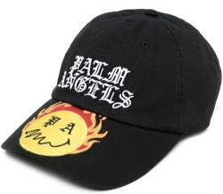PALM ANGELS 'Burning Head' Smiley Baseballkappe Baseballcap Kappe Baseball Hat Hut von PALM ANGELS