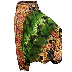 PANASIAM Aladin Batik Pants, L Batik in Green von PANASIAM