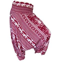 PANASIAM Aladin Pants, Chang v01, in bordeauxred L von PANASIAM