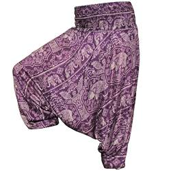 PANASIAM Aladin Pants, Chang v02, in Dark Purple L von PANASIAM