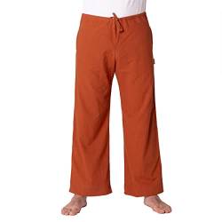 PANASIAM Cloth Trousers, red Brown, L von PANASIAM