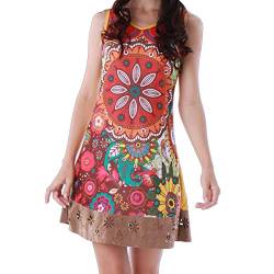 PANASIAM Dress, UGrSD237, in Coffee, S von PANASIAM