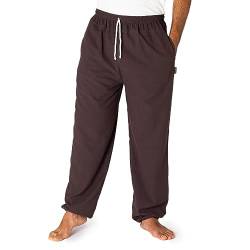 PANASIAM E'Pants Long, Cotton, Darkbrown, S von PANASIAM