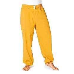 PANASIAM E'Pants Long, Cotton, golden, XL von PANASIAM