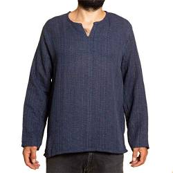 PANASIAM Farmershirt, LS darkblue L von PANASIAM