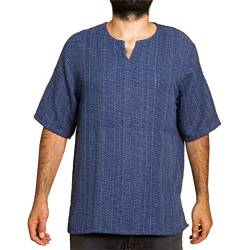 PANASIAM Farmershirt, SS jeansblue L von PANASIAM