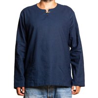 PANASIAM Langarmhemd Fischerhemd T01 aus hochwertiger Baumwolle für Herren Relaxed-Passform Freizeithemd bis Gr. XXL Fisherman Shirt longsleeve von PANASIAM