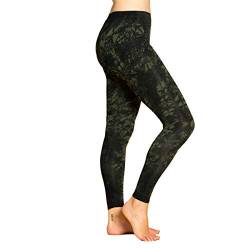 PANASIAM Legging Batik3 LF02 DarkGreen, L von PANASIAM