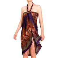 PANASIAM Pareo Sarong Peacock Design aus hochwertiger Viskose Strandtuch Wrap, Strandkleid Bikini Cover-up Tuch für den Strand Schultertuch Halstuch von PANASIAM